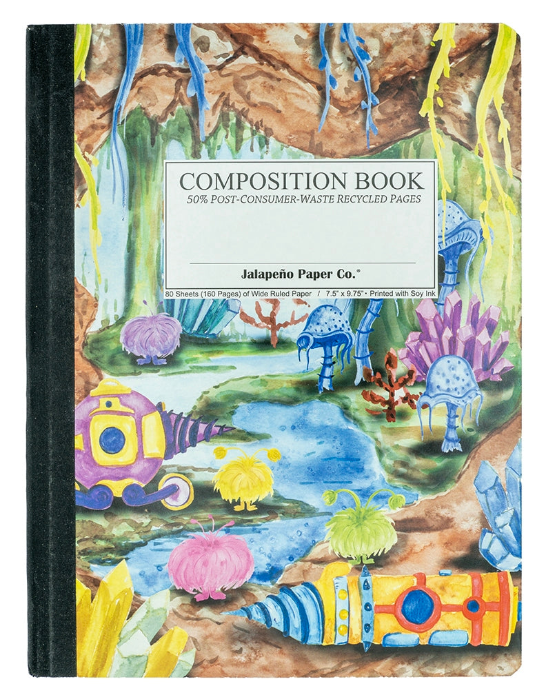 Crystal Cave notebook cover