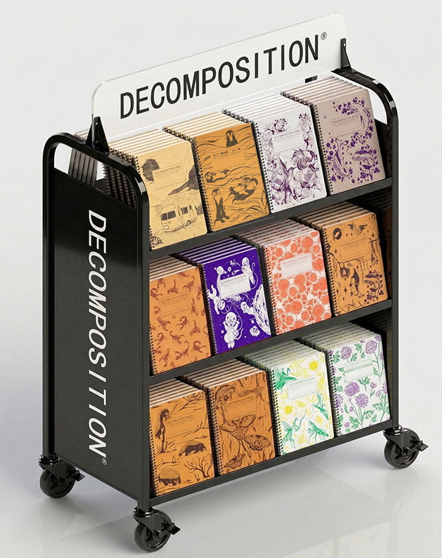 Book Cart Assembled 38x18x46"