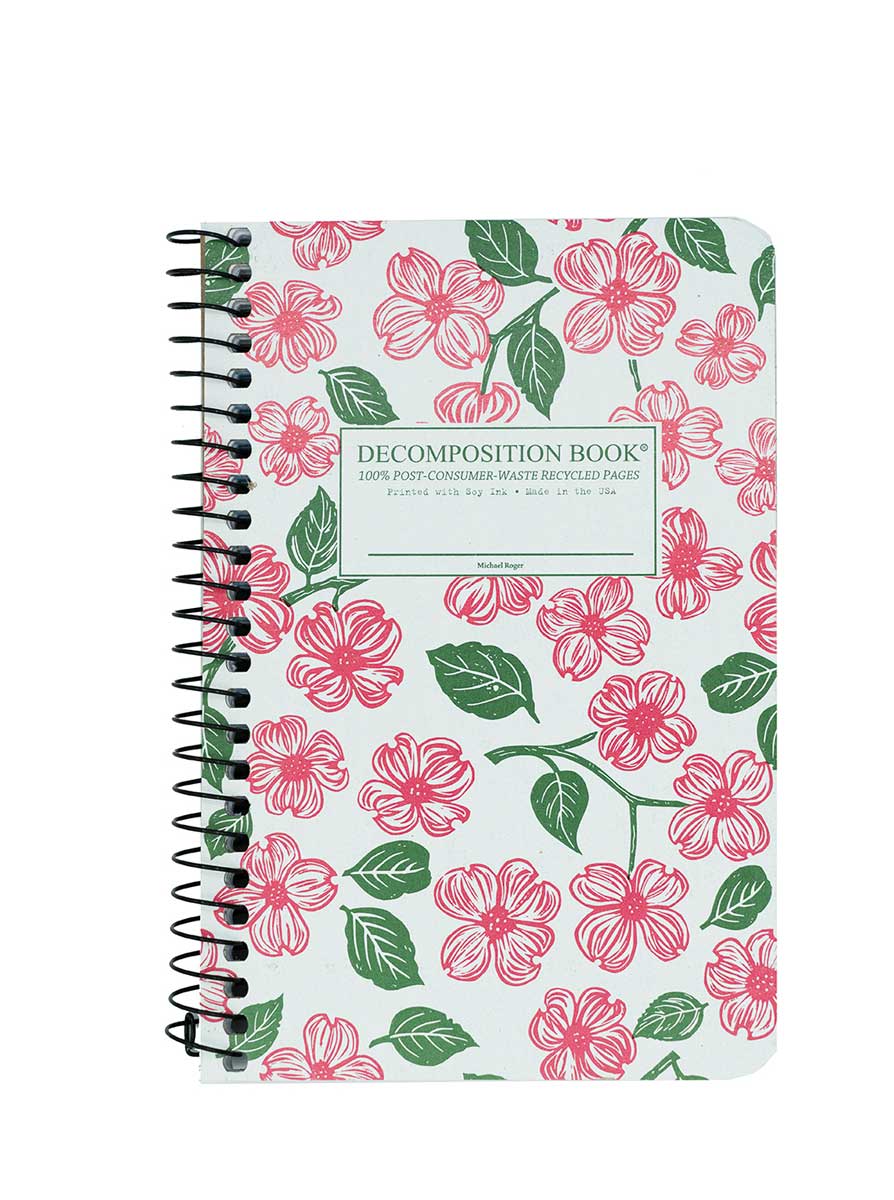 Dogwood pocket-sized notebook cover